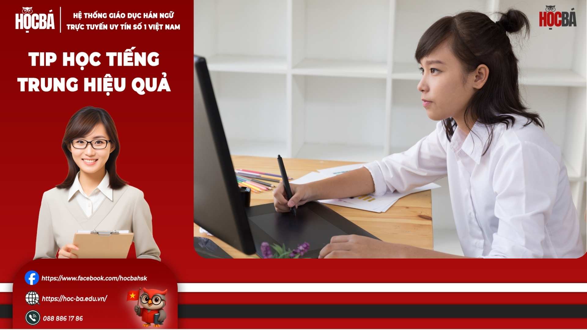 Cô gái tiết kiệm chi phí khi đăng ký thi thẳng lên HSK 3