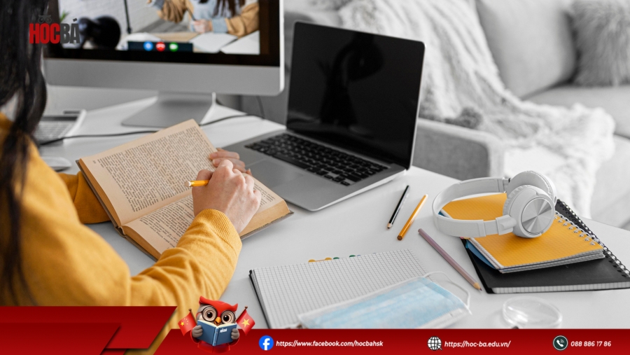 người học ôn luyện đề tinh giảng hsk 3