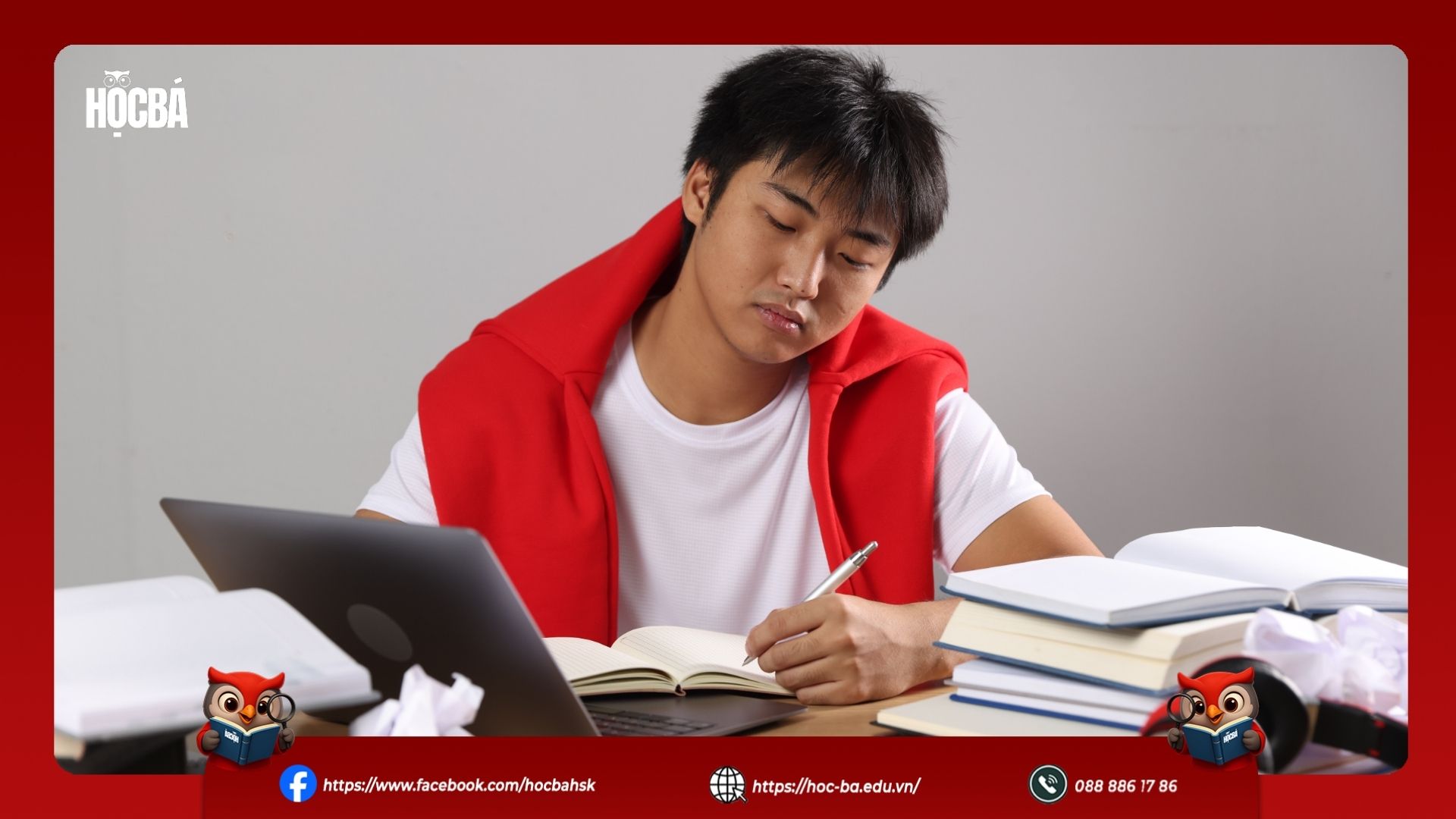 thanh niên luyện bài đọc hsk 4