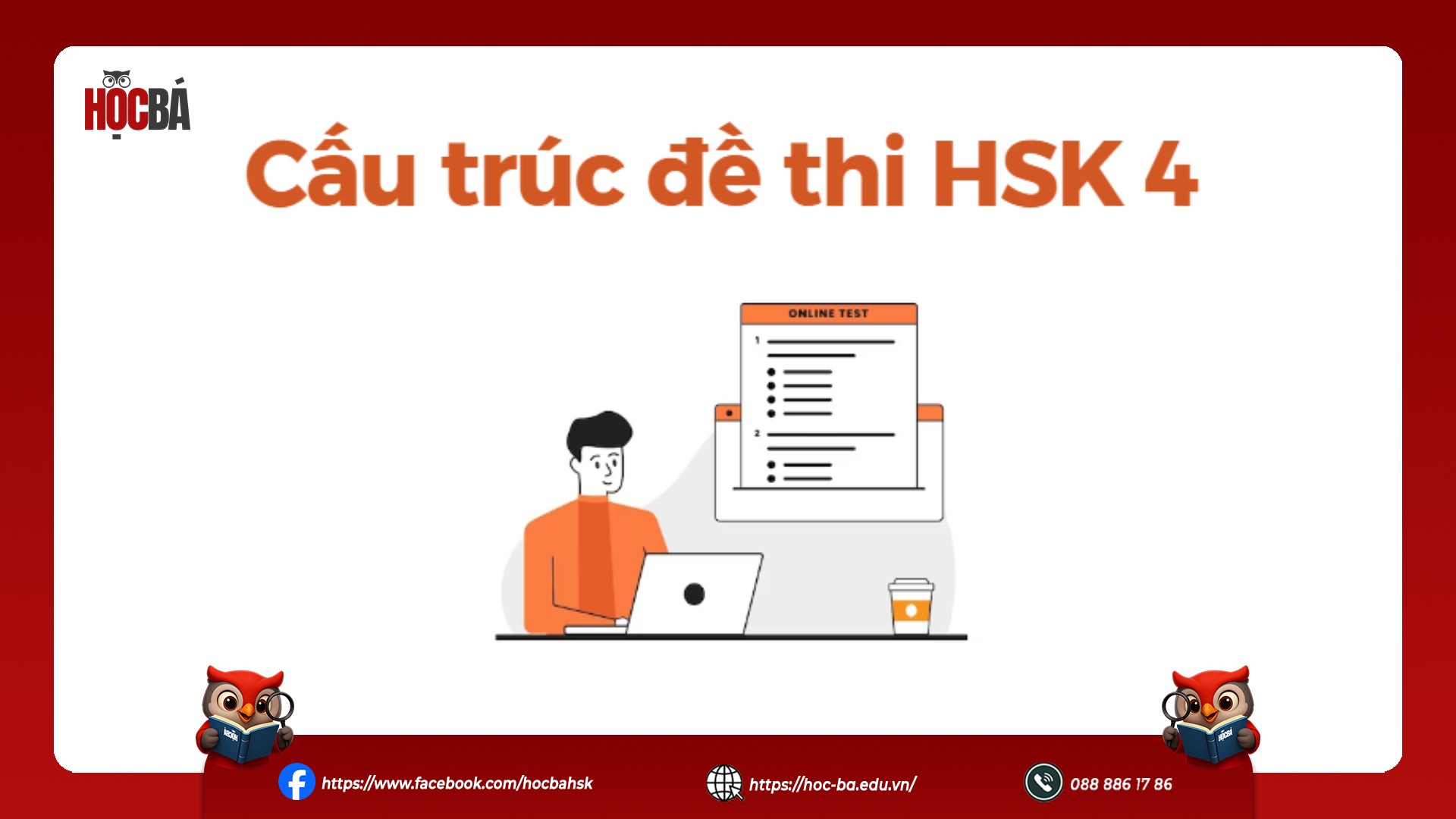 Cấu trúc đề thi HSK 4 chuẩn quy định